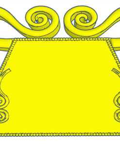 Side Design Gold 10×12 inch