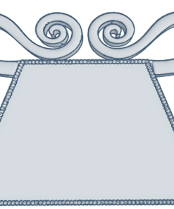 Blank Silver 22×25 inch